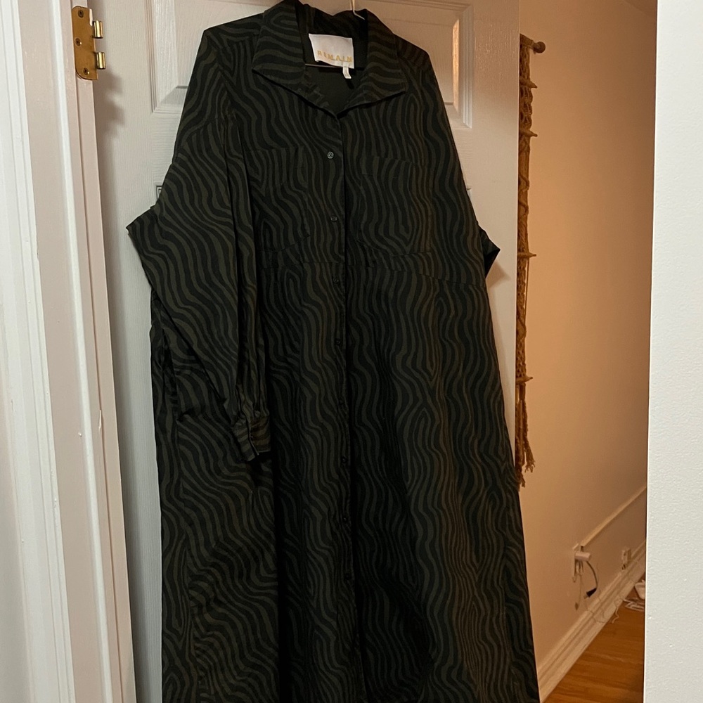 REMAIN Birger Christensen Mezzo organic cotton dress MISSING BELT